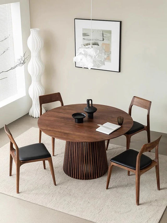 The Monolith Round Dining Table | Mango Wood
