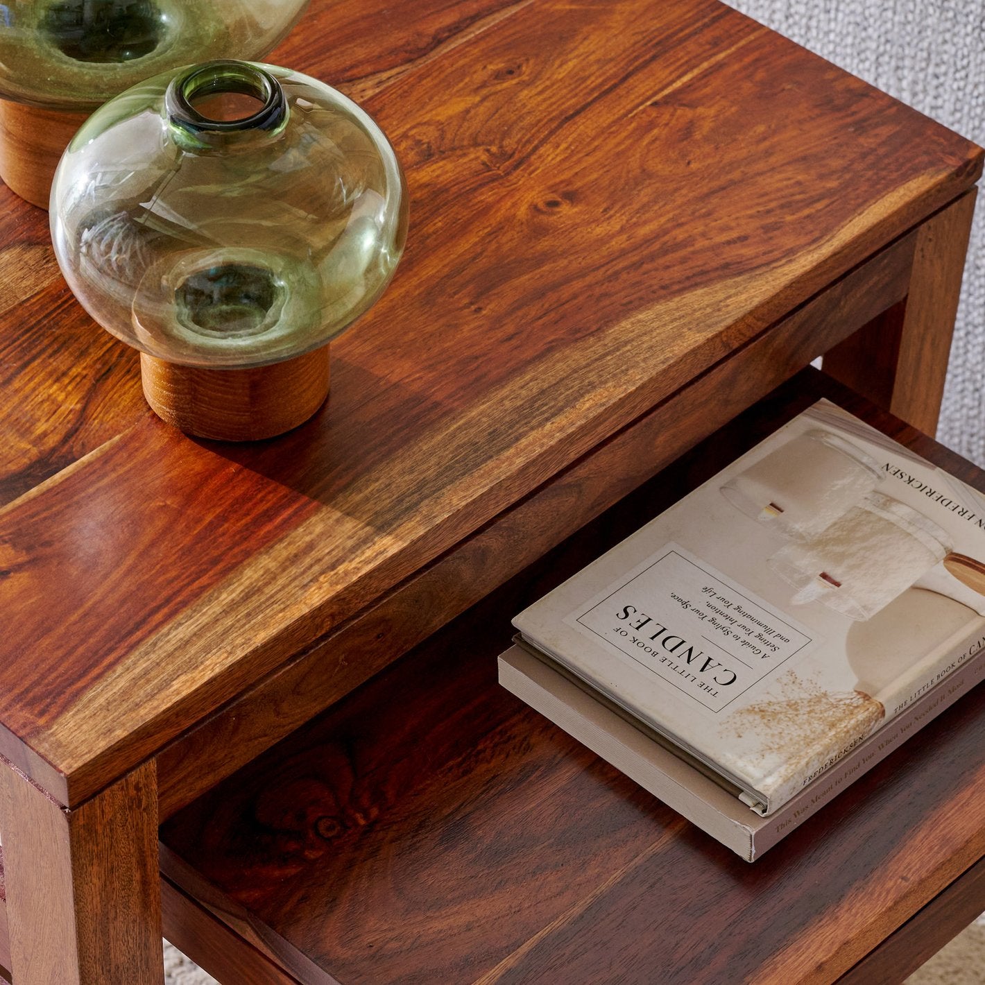 Imperial Nest Of 2 Tables Sheesham Wood