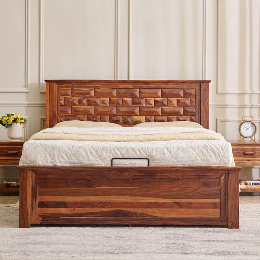Imperial Classic Bed Hydraulic Storage Premium Wooden Furniture