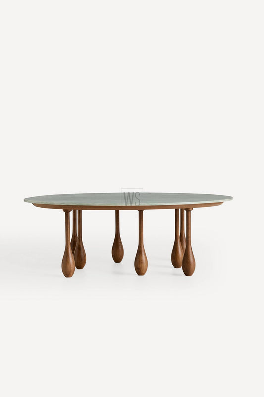 Nectar Ovel Center Coffee Table | Oak Wood