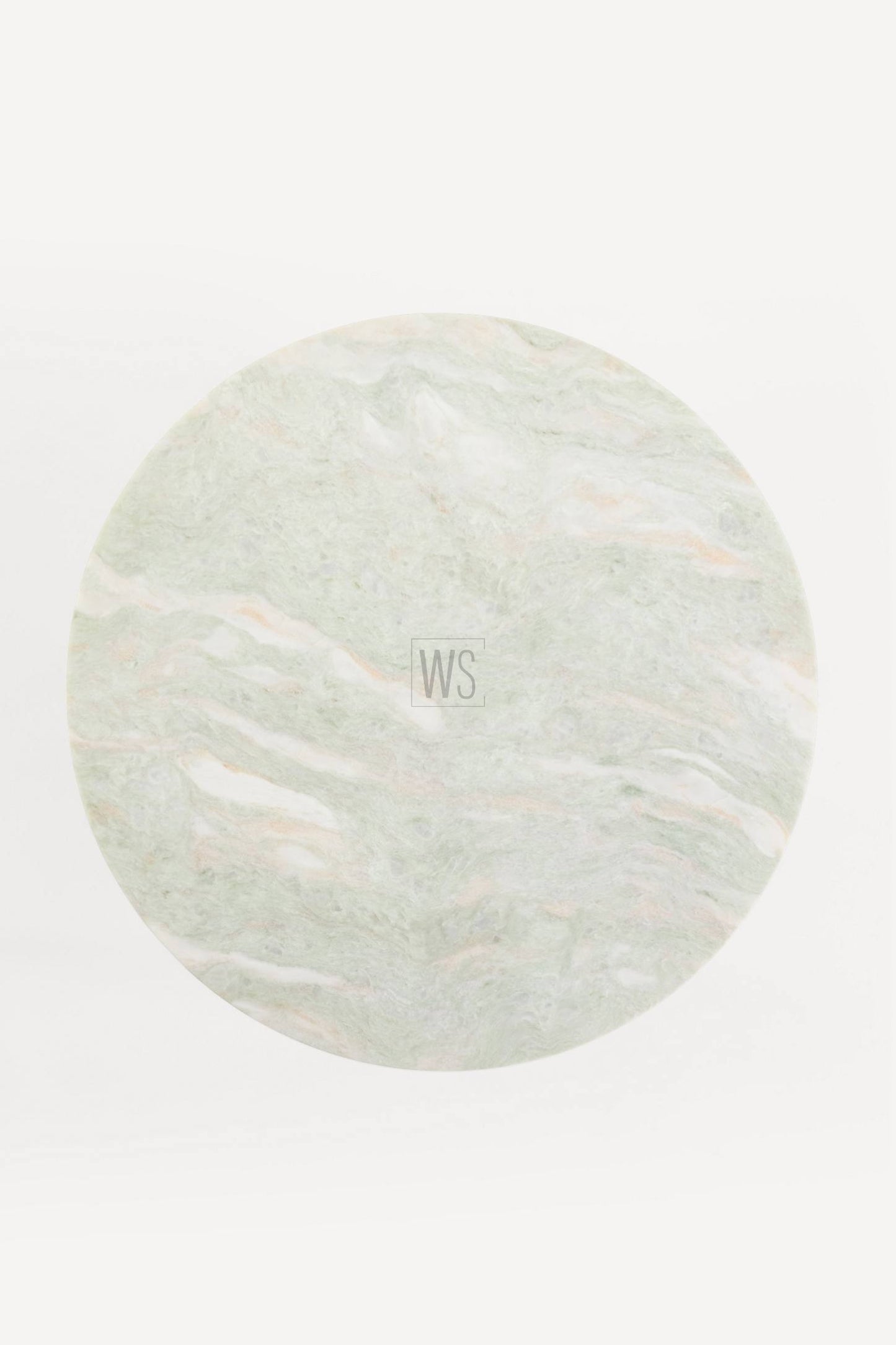 Nectar Round Marble Top Center Coffee Table | Oak Wood