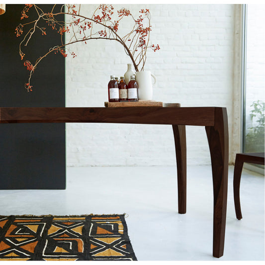 The Sequoia 6 Seater Dining Set | Sheesham Wood | Walnut Finish