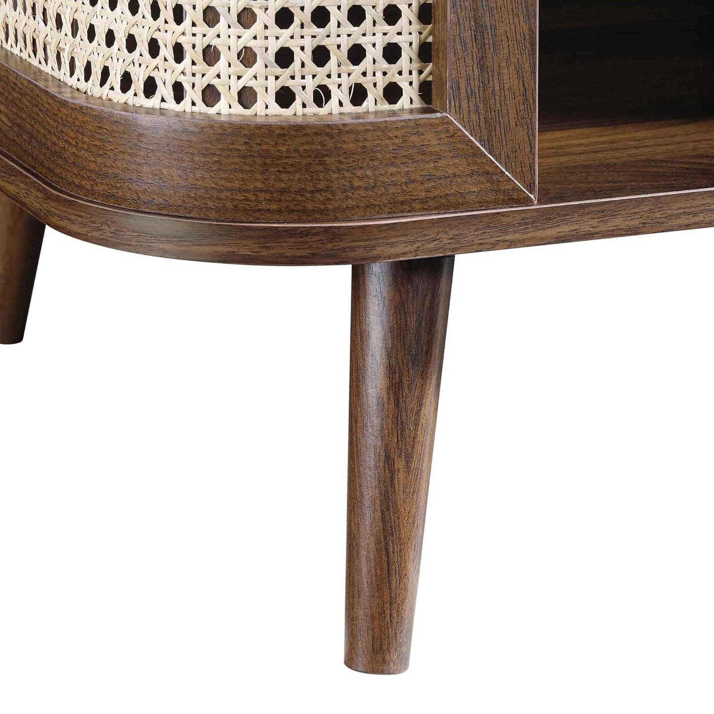 Rattan Center Coffee Table | Premium Sheesham Wood