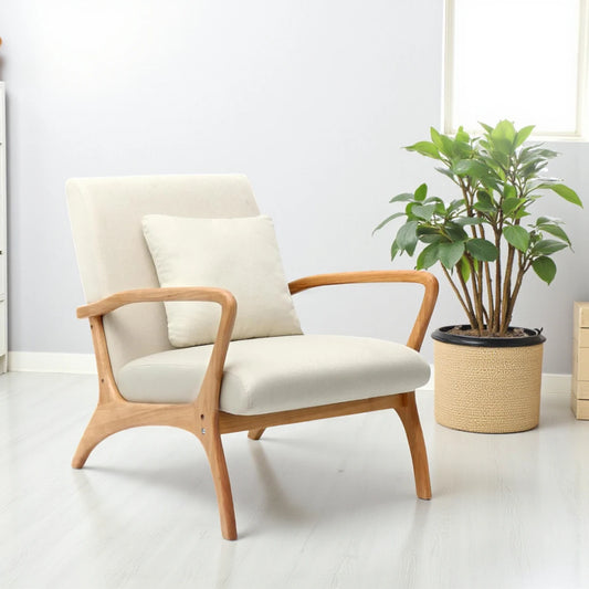 Vishakha Accent Chair | Ash Wood