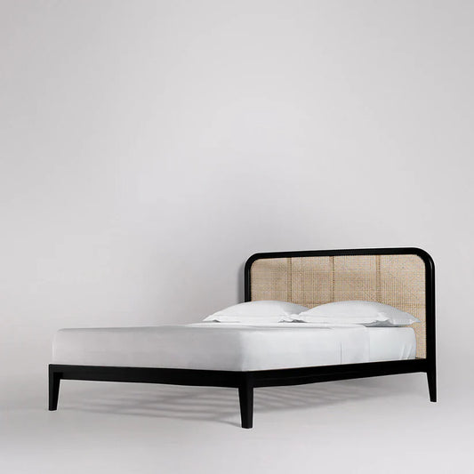 The Sequoia Wicker Platform Bed | Mango Wood
