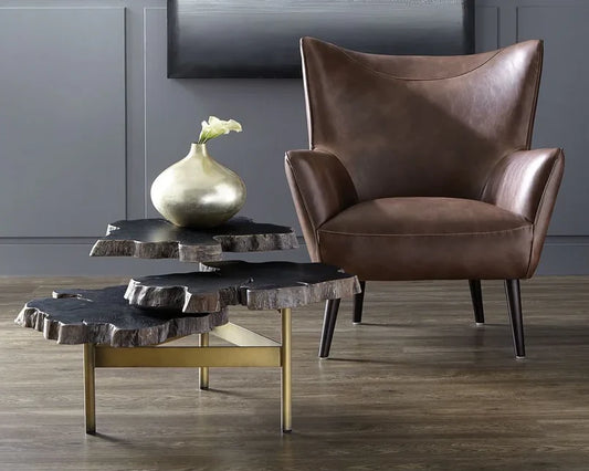 The Hewn Accent Chair | Tobacco Tan