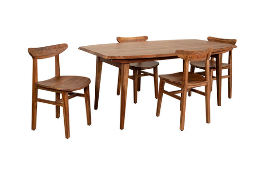 Eldmere 4 Seater Dining Set | Premium Mango Wood