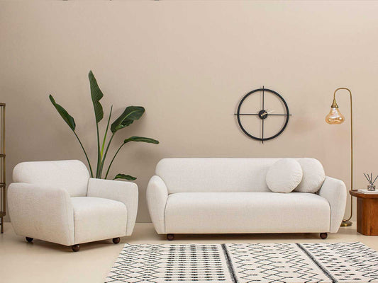 The Eidolon Three Seater Sofa | White