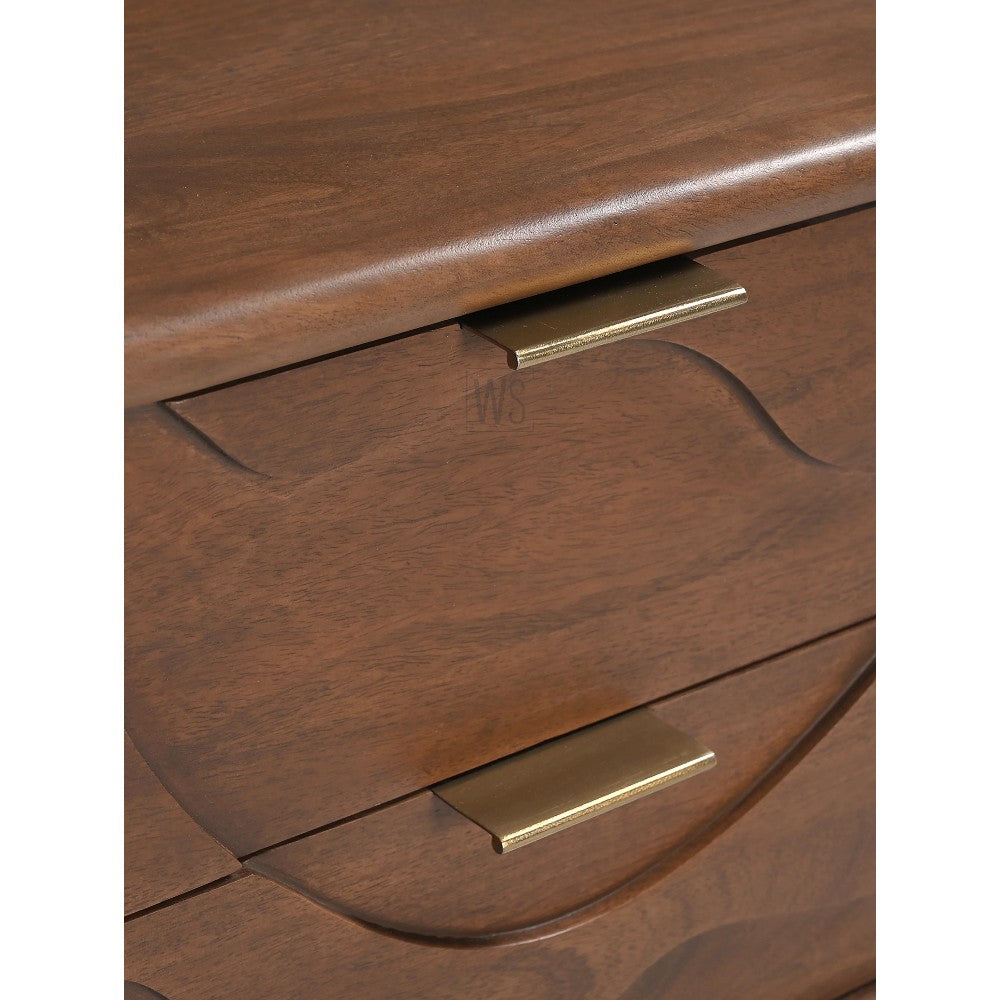Dovetail Nightstand Bed Side Table | Teak Wood