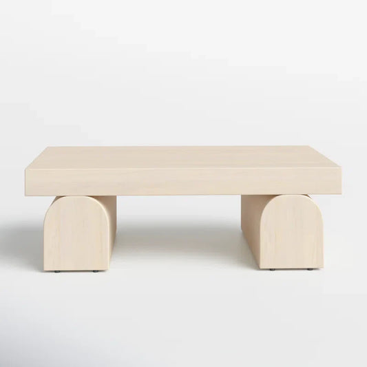 Essence Centre Coffee Table | Mango Wood | White Washed