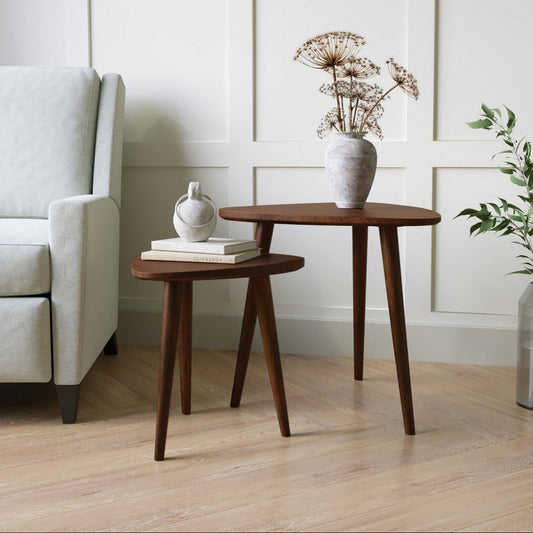 Hamburg Nest Of Tables Side Tables | Premium Mango Wood