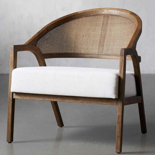 The Siena Lounge Chair | Ash Wood | Natural Finish