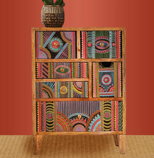 Fulwari Cabinet Handcrafted Solid Mango Wood #4