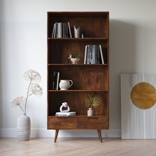 Hamburg Bookcase Bookshelves Showcase Premium Wooden Furniture