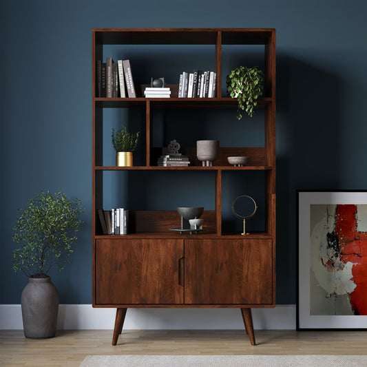 Hamburg Bookcase Bookshelves Showcase Premium Wooden Furniture #3