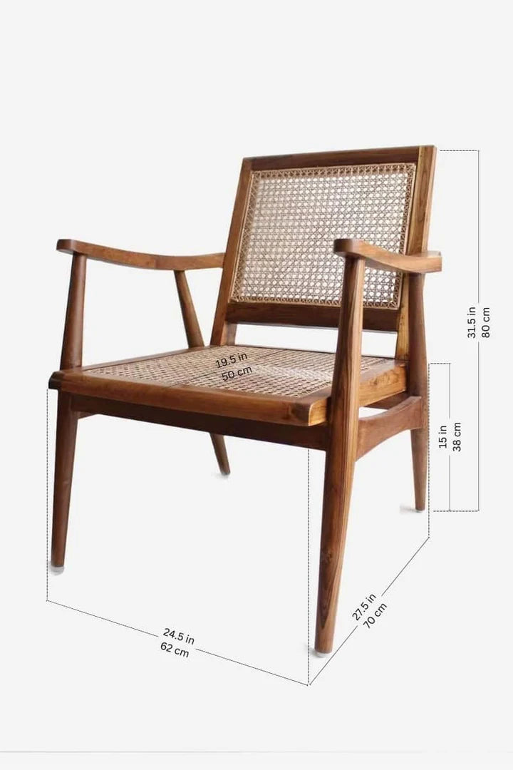 Ascension Arm Chair | Acacia Wood | Natural Finish