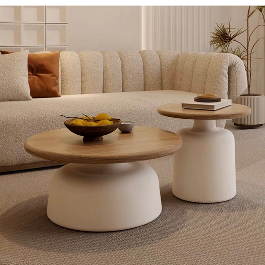 Set Of 2 The Terra Center Coffee Tables | Mango Wood