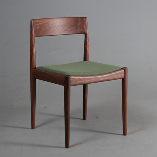 The Cadence Dining Chair | Walnut Wood