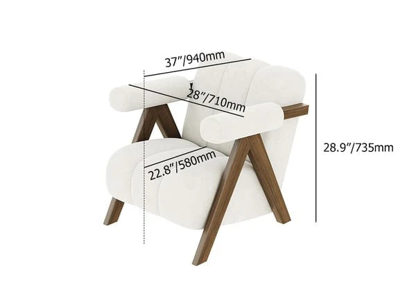 The Aphelion Accent chair | Premium Teak Wood