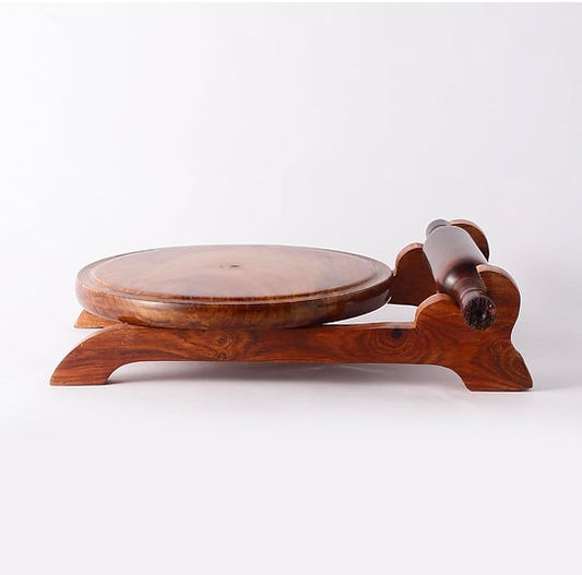 Chakla Belan Rolling Pin and Board | Sheesham Wood