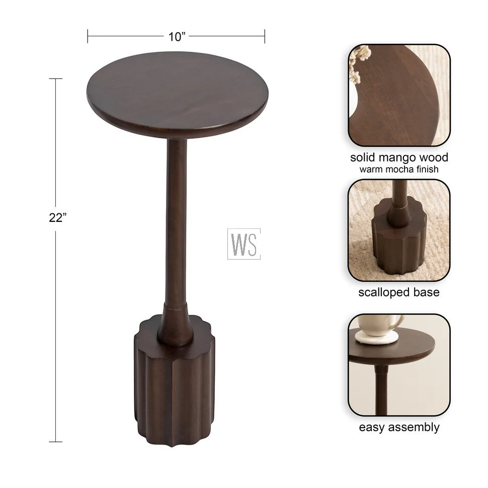 Quill Side & End Table | Solid Wood