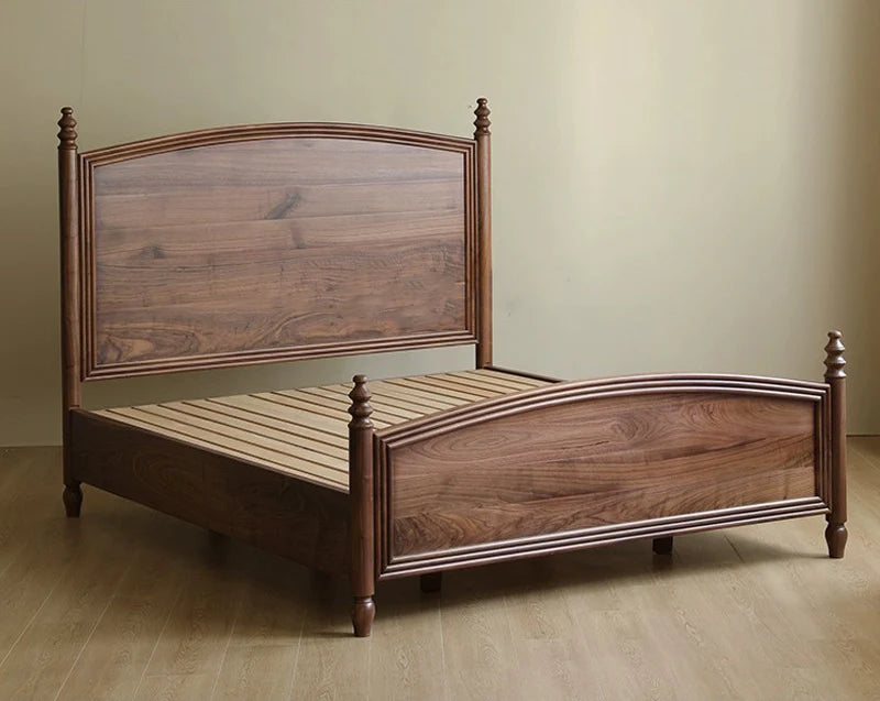The Obelisk Platform Bed | Sheesham Wood