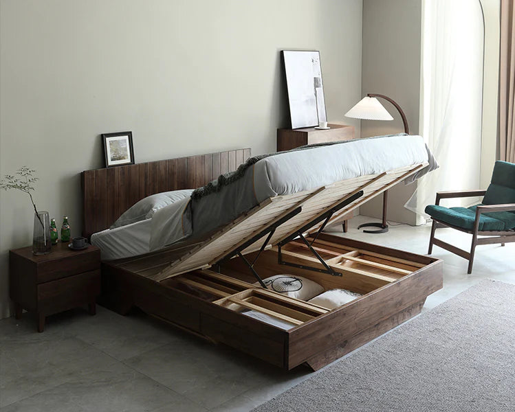 The Paragon Platform Storage Bed | Sheesham Wood