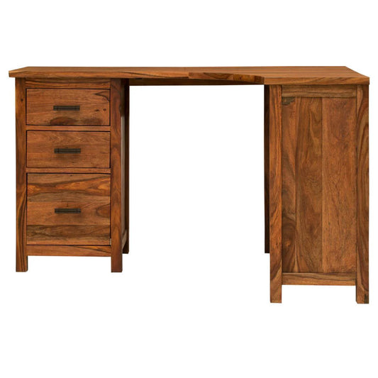 Countryside Study Table Sheesham Wood Honey Finish