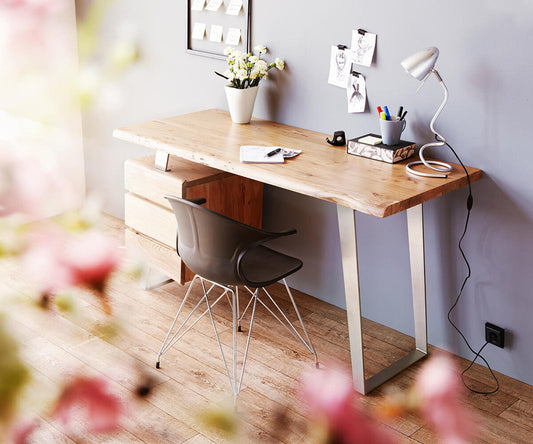 Vista Desk Study And Office Table Live-Edge | Acacia Wood