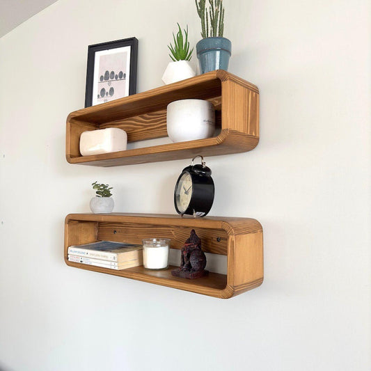 Wall Decor Box Shelves Set Of Two