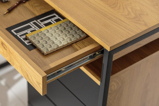 Madura Corner Desk Study And Work Table | Acacia Wood