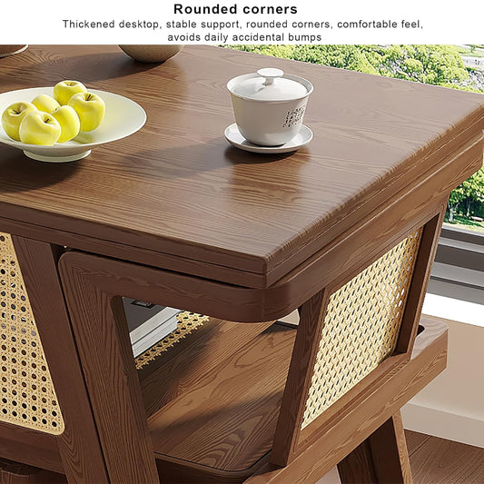 Stackable 2 Seater Dining Set | Premium Sheesham Wood