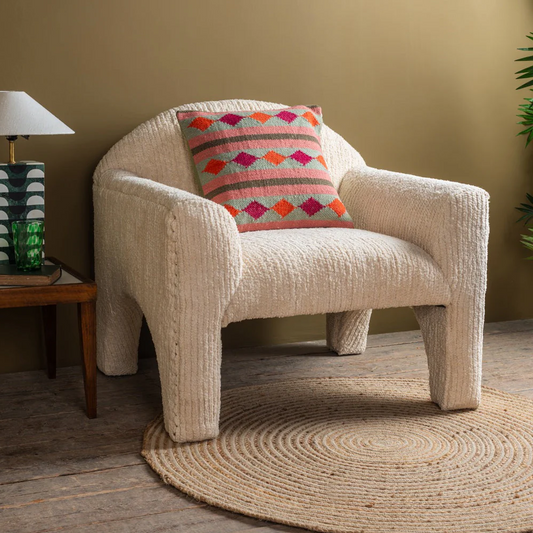 The Erebus Accent chair | Boucle Fabric
