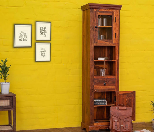 Countryside Display Cabinet | Sheesham Wood
