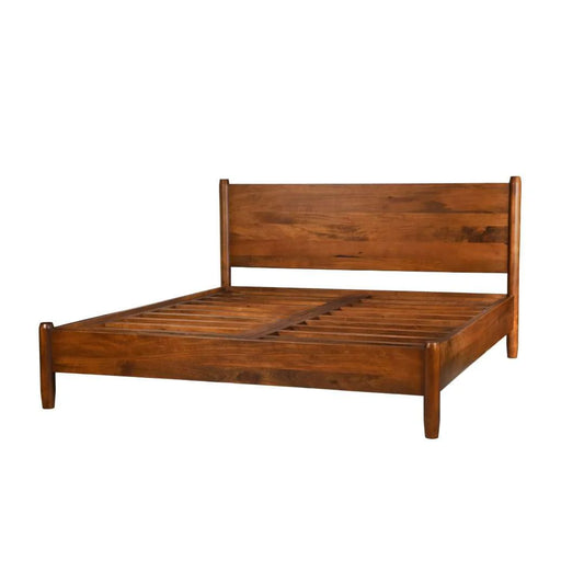 Arden Platform Bed | Premium Mango Wood | Provincial Teak Finish