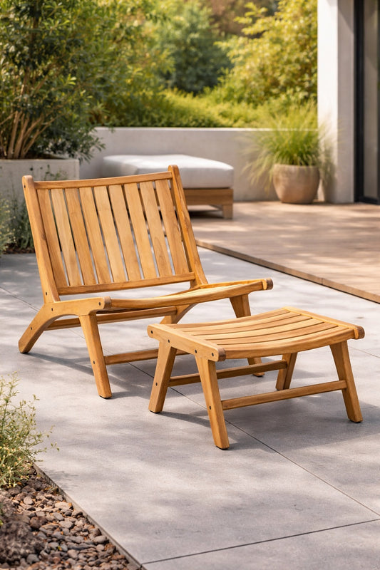 The Whisper Outdoor Chair | Premium Acacia Wood