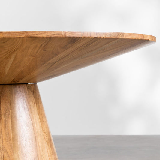 Elysian Round Dining Table Wooden | Natural