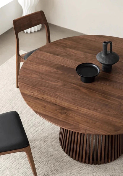 The Monolith Round Dining Table | Mango Wood
