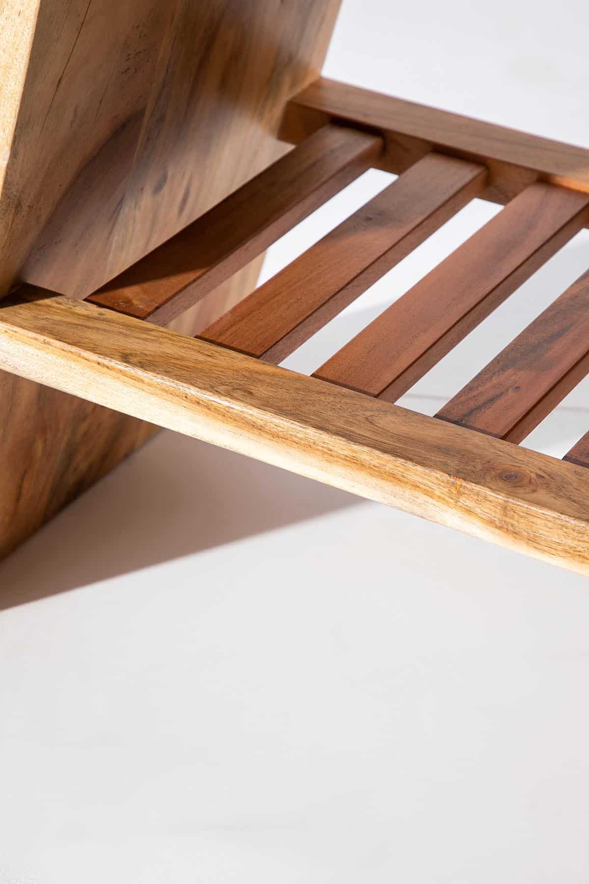 The Dune Crest side Table | Acacia Wood