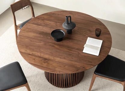 The Monolith Round Dining Table | Mango Wood