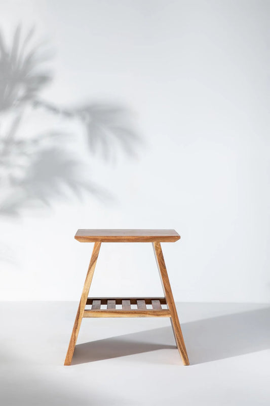 The Dune Crest side Table | Acacia Wood