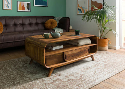 Morocco Large Coffee Table | Mango Wood | Honey Finish