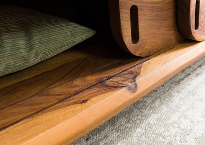 Morocco Large Coffee Table | Mango Wood | Honey Finish
