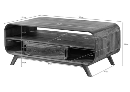 Morocco Large Coffee Table | Mango Wood | Honey Finish