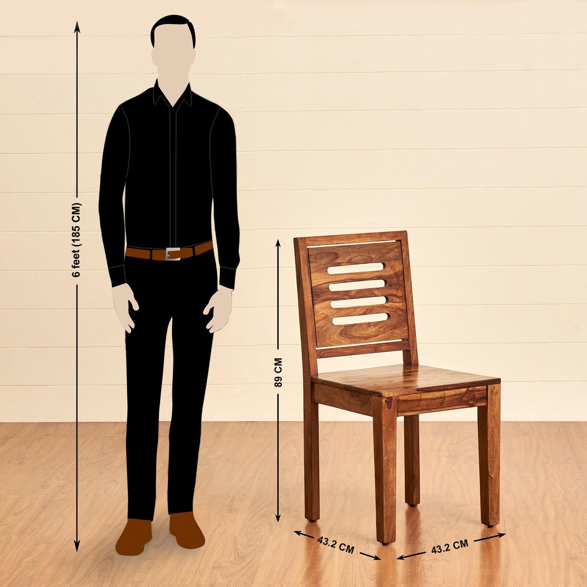Holland Dining Chair | Premium Sheesham Wood