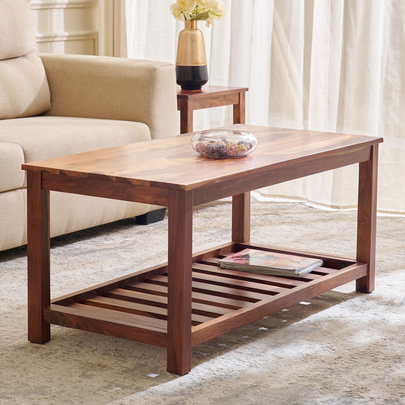 Imperial Classic Centre Coffee Table Sheesham Wood
