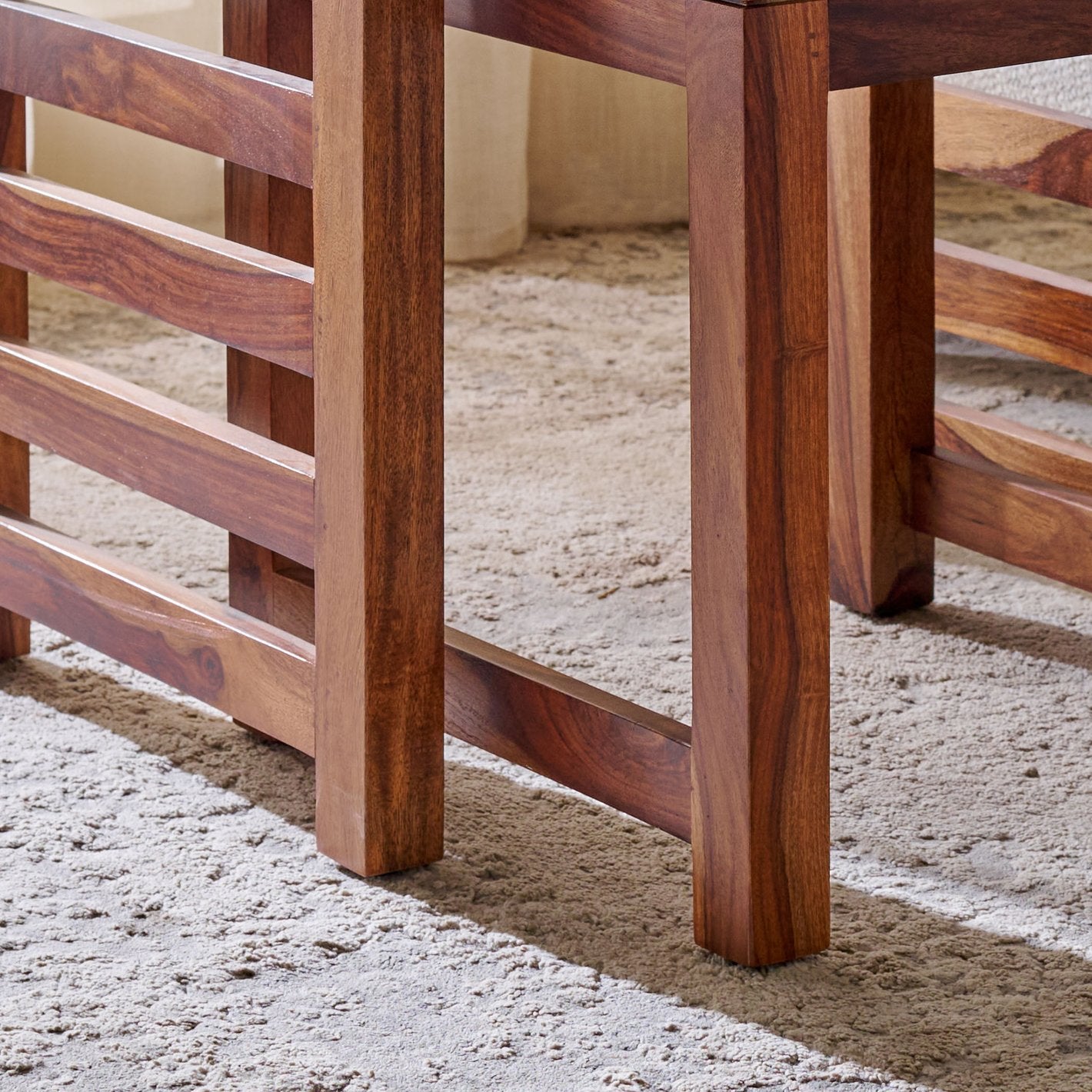 Imperial Nest Of 2 Tables Sheesham Wood