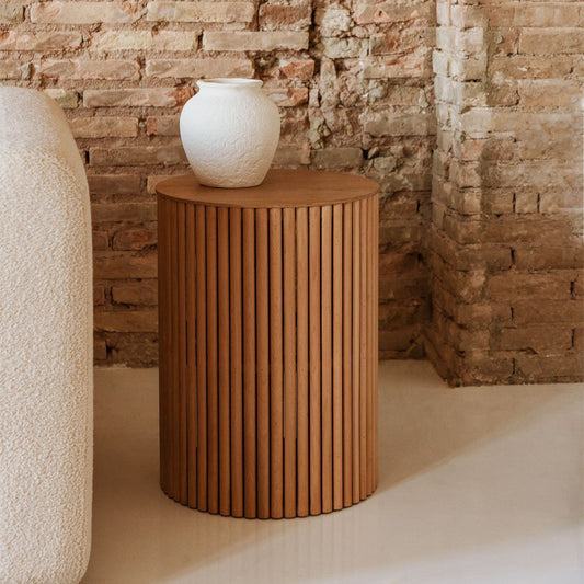 Pearl Side & End Accent Table | Acacia Wood