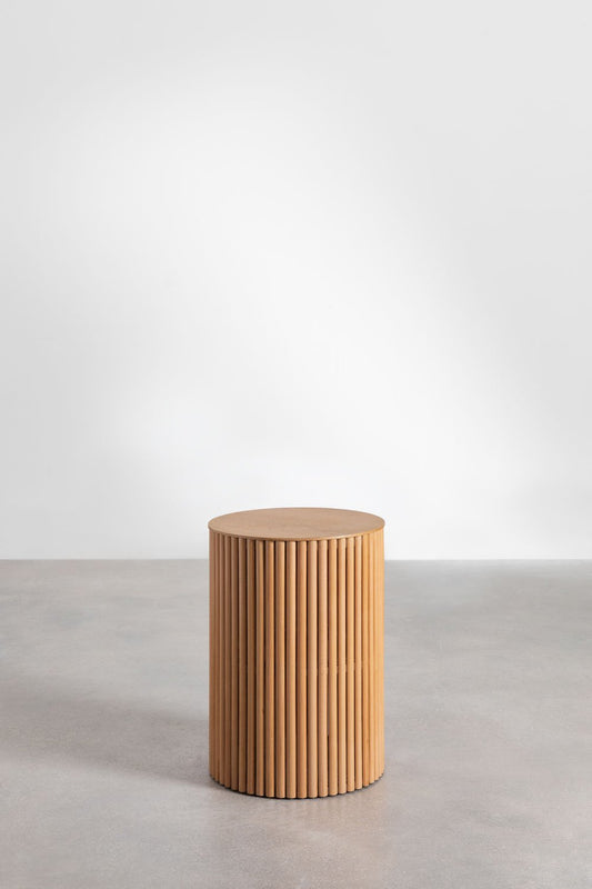 Pearl Side & End Accent Table | Acacia Wood