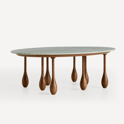 Nectar Ovel Center Coffee Table | Oak Wood